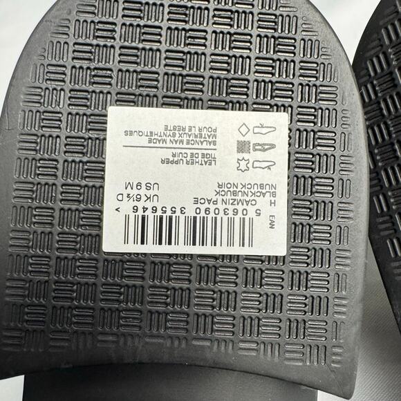 Clarks Collection Camzin Pace Black Nubuck Leather Booties Women's Size 9M - Picture 8 of 11